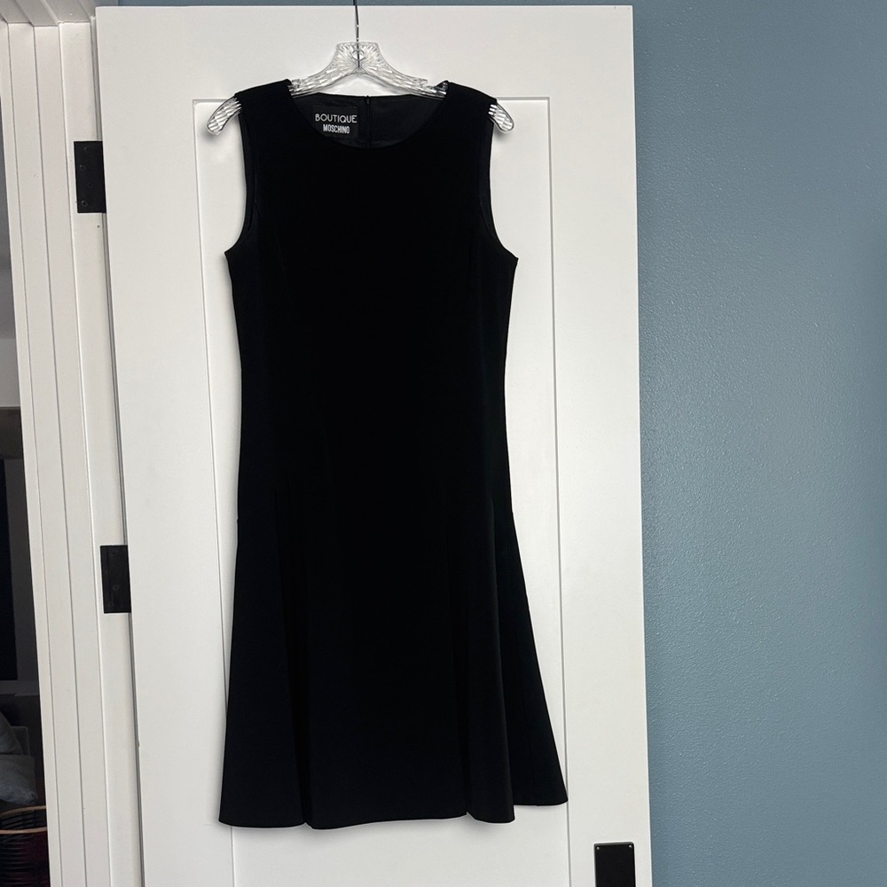 Moschino Black Sleeveless Mini Dress